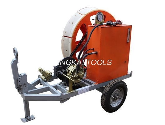 OPGW Stringing Hydraulic Puller Tensioner , 0.75 T Conductor Stringer Machine