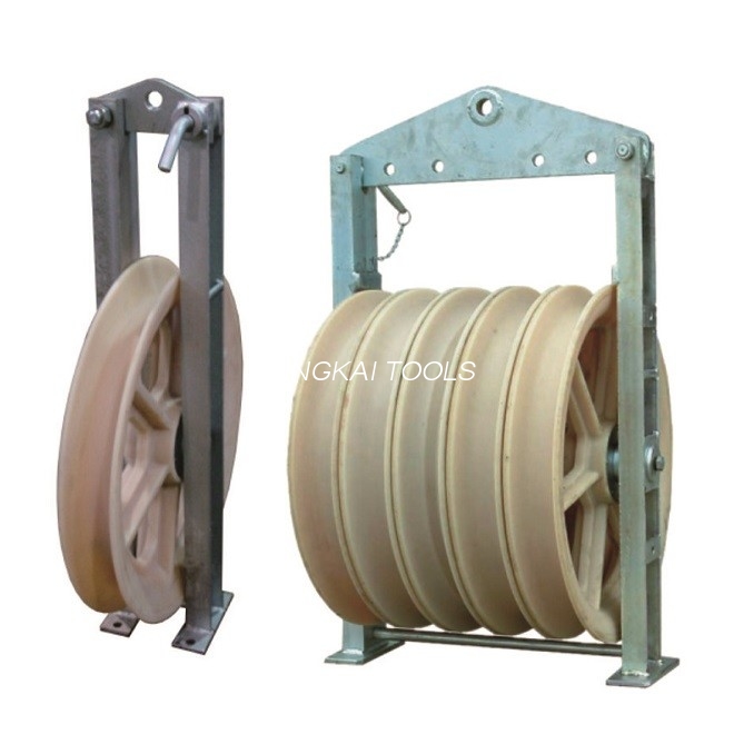 660*560*110mm Blok Rentetan Penghantaran Diameter Sheave Untuk Konduktor Bundle
