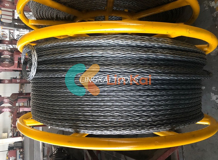 Tali Kawat Keluli Anti Pusing 12 X 19s yang Kuat Untuk Menarik Konduktor Diperakui ISO 9001