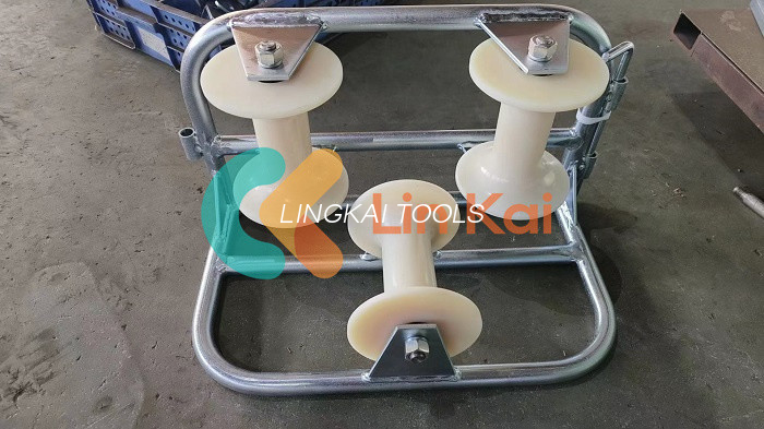 Penggelek Pemasangan Kabel Tugas Berat Untuk Menarik Wayar Beban Berkadar 10-20kN