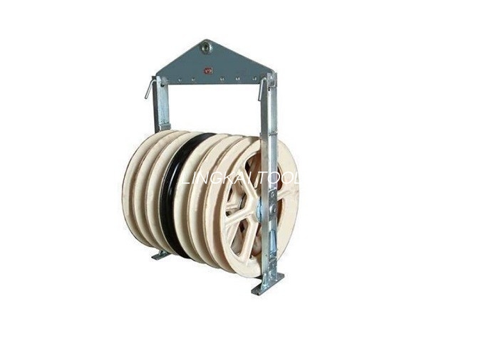 Lima Roda Nylon Diameter 916mm Takal Konduktor Terikat Untuk Talian Atas