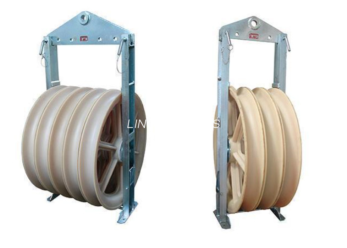 Kabel Konduktor Diameter Besar Menarik Takal Stringing Blok Blok Nilon MC