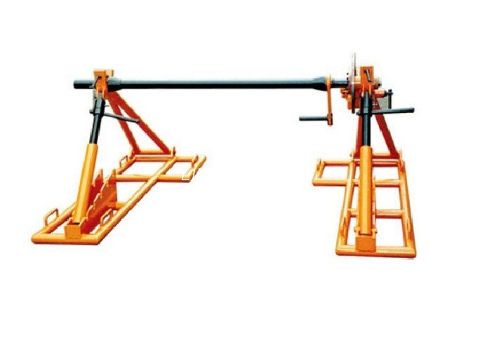 Bicu Pengangkat Drum Kabel Talian, Bicu Kabel Hidraulik 7T Dengan Motor