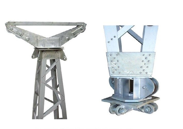Alat Pendirian Menara Gaya Bingkai Gantung Dalaman Kekisi Gin Tiang Kren Derrick