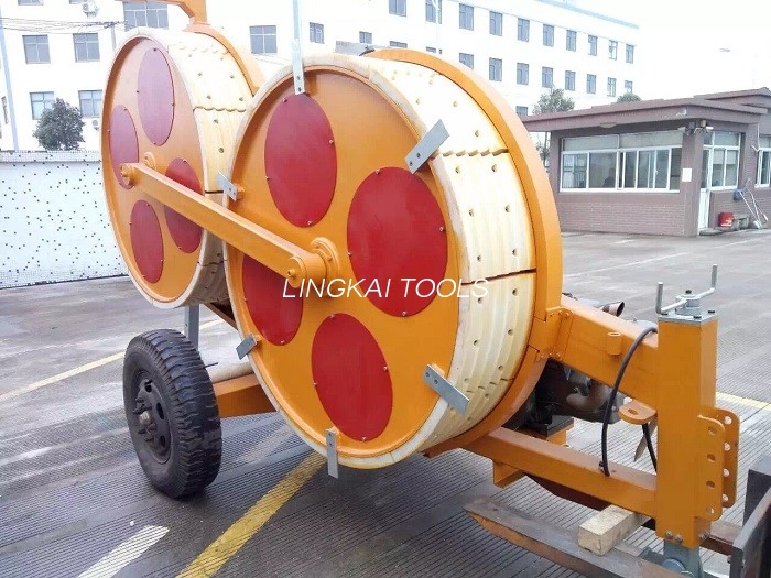 Tali Dawai Peralatan Pengikat Talian Kuasa Hidraulik Dengan Roda Lembu Nylon MC