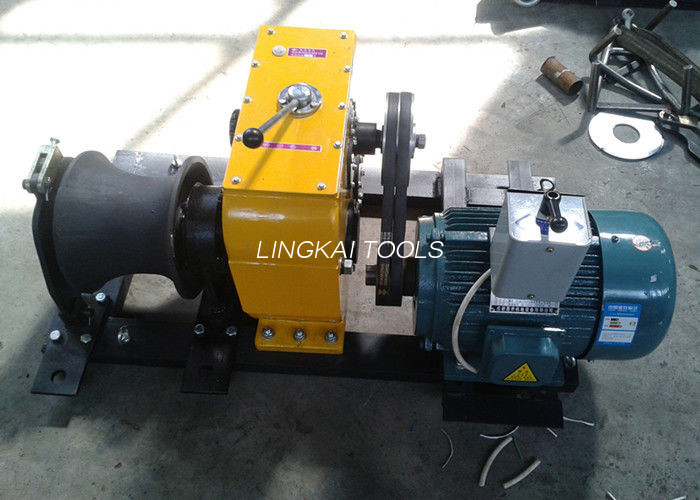 JJM8D Model 80 KN kabel Winch Puller Petrol Capstan Win untuk Stringing Kabel