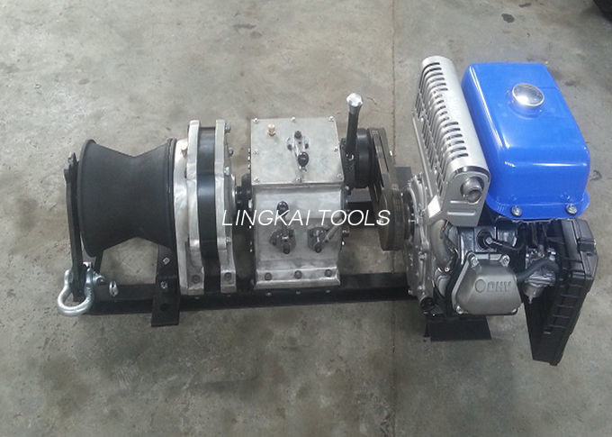 5 tan petrol enjin petrol winch puller, tali berkuasa menarik win dalam barisan pembinaan