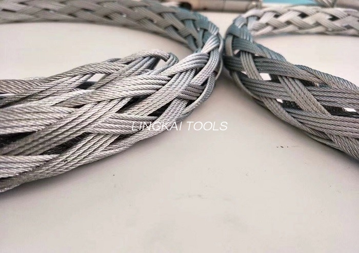Grip Sambungan Peralatan Merangkai Satu Kepala Menarik Grip Penyambung Lengan Kabel