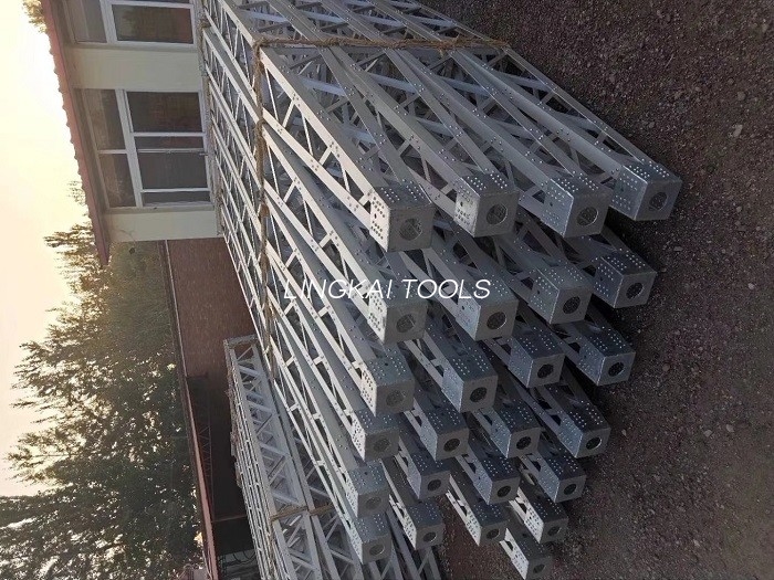ISO CE Overhed Wires Alat Pendirian Menara Aluminium Alloy Frame Gaya Platform Kerja
