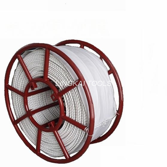 Alat Kabel Gentian Optik Diameter 12-16mm Tali Pe Anti Memusing Dua Lapisan Jalinan