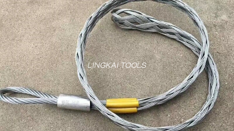 CE Lulus Alat Kabel Gentian Optik Opgw Kabel Menarik Cengkaman Sambungan Soket Mesh