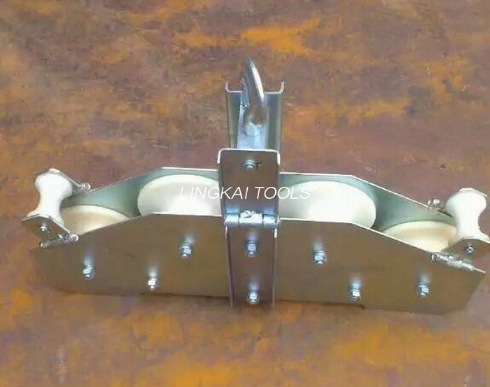 R570 Mm Alat Kabel Gentian Optik 10KN OPGW Blok Gabungan Empat Berkas