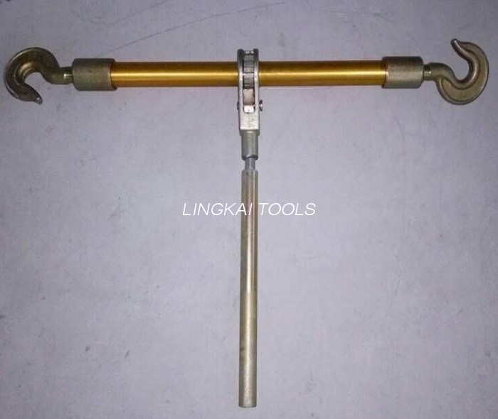 Alat Penarik Kabel Elektrik Aloi Aluminium Double Hook Turnbuckle 3 Tan