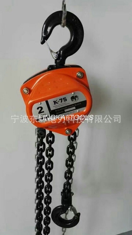 Mengetatkan Tali dawai Manual Chain Hoist 30KN 3M Standard Lifting Height