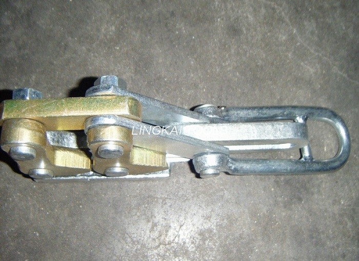 Alat Strand Steel 25-50GJ SKDS / 10 KN Dual Cam Earth Steel Cable Gripper