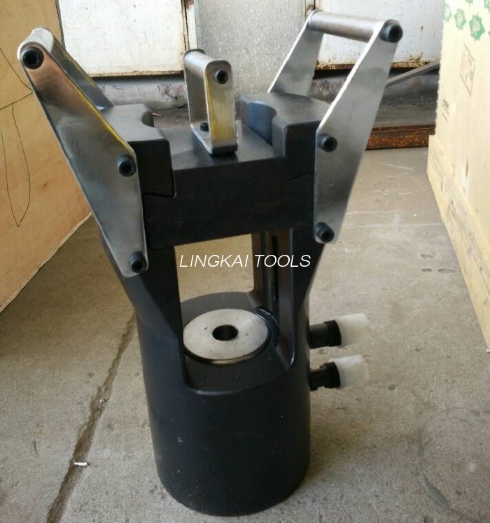 Pemampat Hidraulik Tali Dawai 1250KN Lejang 24mm Untuk Mengepit Terminal 14-76mm