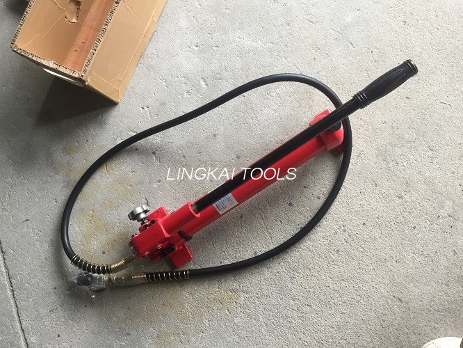 700 Bar 1000psi Pam Hidraulik Kendalian Tangan Boleh Protable Kapasiti Minyak 900CC Tahan Lama