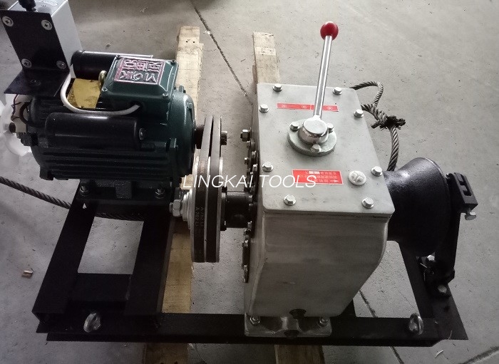 220v 380v 3 Tan Penarik Wayar Elektrik / Alat Menarik Kabel Untuk Pembinaan Kuasa