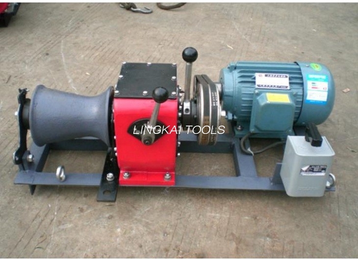 Win Cable Winch Kecil Ringan 1 Tan Penarik Tali Dawai Menarik Win 2.2KW Eletro Motor