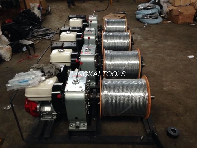 Wire Take Up Cable Winch Puller Stringing Machine 20KN Puller Force