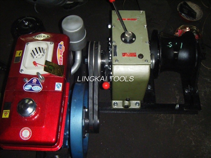 Penarik Kabel Kuasa 4.41kw Dengan Pensijilan ISO 6.6hp Enjin Diesel 168kg