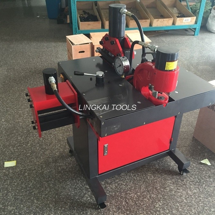 Pemprosesan Busbar Alat Pengepit Hidraulik Kecekapan Tinggi Dengan Voltan 200V 50HZ