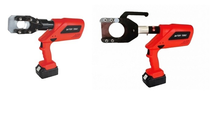 EC-40 Pemotong Kabel Ratchet Tangan Hidraulik 60kn Daya Pengelim Lejang 40mm