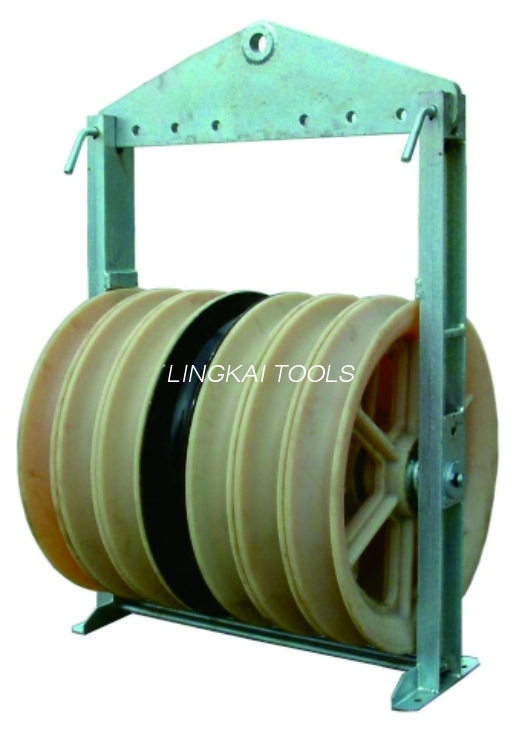 Penggelek Kabel Kuasa Elektrik Kabel Roda Tunggal String Pulley Konduktor Stringing Blocks