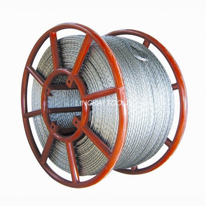 Tali Dawai Keluli Jalinan Anti Memusing 26mm Untuk Merangkai Talian Penghantaran 800 Kv