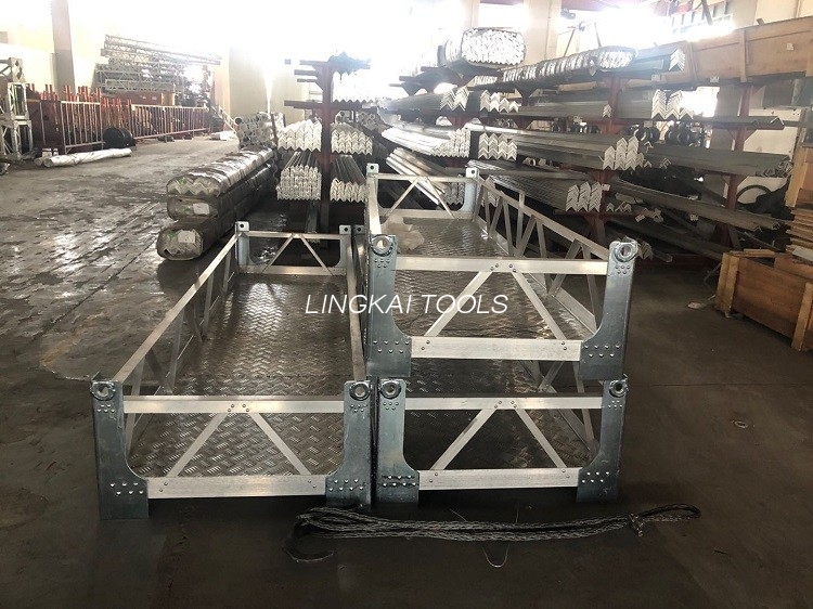 Platform Kerja Aloi Aluminium Untuk Mampatan Sendi Konduktor Menara