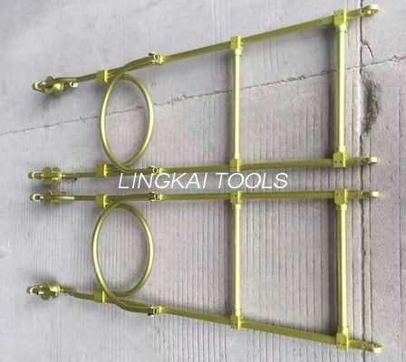 Alat Pendirian Menara Aloi Aluminium Dua Talian Atas Konduktor Bundle Basikal
